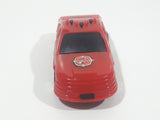Unknown Brand Fire Rescue Coupe Red Plastic Die Cast Toy Car Vehicle