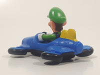 2014 McDonald's Nintendo Switch Mario Kart 8 Deluxe Luigi Blue Plastic Toy Car Vehicle