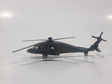 Unknown Brand Apache Helicopter Army Green Die Cast Toy