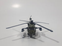 Unknown Brand Apache Helicopter Army Green Die Cast Toy