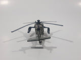 Unknown Brand Apache Helicopter Army Green Die Cast Toy