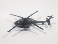 Unknown Brand Apache Helicopter Army Green Die Cast Toy