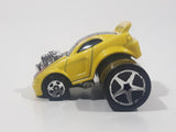 2004 Hot Wheels First Editions Fatbax 04 Mustang GT Yellow Die Cast Toy Car Vehicle