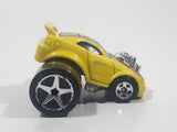 2004 Hot Wheels First Editions Fatbax 04 Mustang GT Yellow Die Cast Toy Car Vehicle