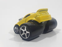 2004 Hot Wheels First Editions Fatbax 04 Mustang GT Yellow Die Cast Toy Car Vehicle