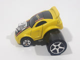 2004 Hot Wheels First Editions Fatbax 04 Mustang GT Yellow Die Cast Toy Car Vehicle
