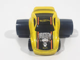 2004 Hot Wheels First Editions Fatbax 04 Mustang GT Yellow Die Cast Toy Car Vehicle