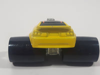 2004 Hot Wheels First Editions Fatbax 04 Mustang GT Yellow Die Cast Toy Car Vehicle