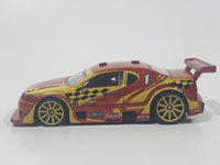 2008 Hot Wheels Amazoom Orange Yellow Die Cast Toy Car Vehicle