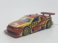 2008 Hot Wheels Amazoom Orange Yellow Die Cast Toy Car Vehicle
