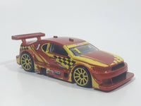 2008 Hot Wheels Amazoom Orange Yellow Die Cast Toy Car Vehicle