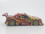 2008 Hot Wheels Amazoom Orange Yellow Die Cast Toy Car Vehicle