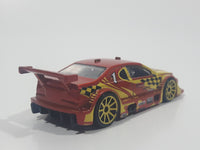 2008 Hot Wheels Amazoom Orange Yellow Die Cast Toy Car Vehicle