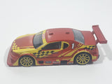 2008 Hot Wheels Amazoom Orange Yellow Die Cast Toy Car Vehicle