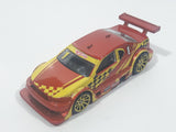 2008 Hot Wheels Amazoom Orange Yellow Die Cast Toy Car Vehicle