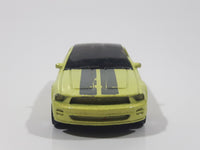 2007 Matchbox MBX Metal Ford Mustang GT Concept Fluorescent Yellow Metallic Lime Green Die Cast Toy Car Vehicle