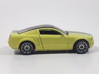 2007 Matchbox MBX Metal Ford Mustang GT Concept Fluorescent Yellow Metallic Lime Green Die Cast Toy Car Vehicle