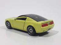 2007 Matchbox MBX Metal Ford Mustang GT Concept Fluorescent Yellow Metallic Lime Green Die Cast Toy Car Vehicle