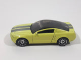 2007 Matchbox MBX Metal Ford Mustang GT Concept Fluorescent Yellow Metallic Lime Green Die Cast Toy Car Vehicle