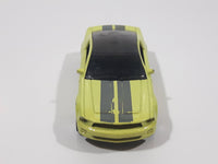 2007 Matchbox MBX Metal Ford Mustang GT Concept Fluorescent Yellow Metallic Lime Green Die Cast Toy Car Vehicle