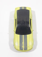 2007 Matchbox MBX Metal Ford Mustang GT Concept Fluorescent Yellow Metallic Lime Green Die Cast Toy Car Vehicle