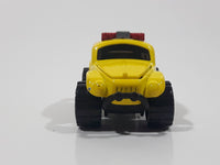 2001 Matchbox San Blasters Volkswagen Beetle 4x4 Yellow Die Cast Toy Car Vehicle with Opening Hood