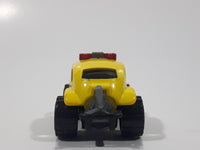 2001 Matchbox San Blasters Volkswagen Beetle 4x4 Yellow Die Cast Toy Car Vehicle with Opening Hood