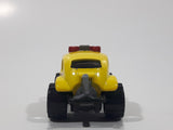 2001 Matchbox San Blasters Volkswagen Beetle 4x4 Yellow Die Cast Toy Car Vehicle with Opening Hood