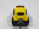 2001 Matchbox San Blasters Volkswagen Beetle 4x4 Yellow Die Cast Toy Car Vehicle with Opening Hood