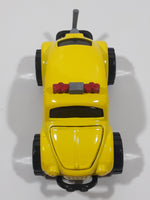 2001 Matchbox San Blasters Volkswagen Beetle 4x4 Yellow Die Cast Toy Car Vehicle with Opening Hood