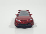 Motor Max No. 6047 Pontiac Rageous Dark Red 1/64 Scale Die Cast Toy Car Vehicle