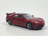 Motor Max No. 6047 Pontiac Rageous Dark Red 1/64 Scale Die Cast Toy Car Vehicle