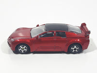 Motor Max No. 6047 Pontiac Rageous Dark Red 1/64 Scale Die Cast Toy Car Vehicle