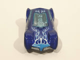 2009 Hot Wheels Sharkbite Bay Sinistra Blue Die Cast Toy Car Vehicle