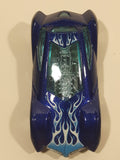 2009 Hot Wheels Sharkbite Bay Sinistra Blue Die Cast Toy Car Vehicle