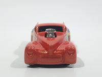 2000 Hot Wheels First Editions '41 Willys Pearl Metalflake Orange Die Cast Toy Hot Rod Car Vehicle
