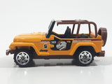 2006 Matchbox Monster Series Jeep Wrangler Yellow Die Cast Toy Car Vehicle