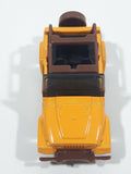 2006 Matchbox Monster Series Jeep Wrangler Yellow Die Cast Toy Car Vehicle