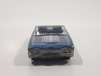 2003 Hot Wheels '63 T-Bird Metalflake Blue Grey Convertible Die Cast Toy Car Vehicle