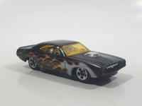 2007 Hot Wheels Heat Fleet '70 Challenger Flat Black Die Cast Toy Car Vehicle