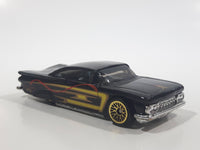 2002 Hot Wheels Pavement Pounders '59 Chevrolet Impala Black Die Cast Toy Low Rider Car Vehicle