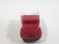 1998 Maisto Tonka Toys Hasbro Farm Truck Tonker Toys Utility Hauler Red White Die Cast Toy Car Vehicle