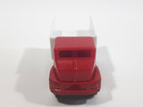 1998 Maisto Tonka Toys Hasbro Farm Truck Tonker Toys Utility Hauler Red White Die Cast Toy Car Vehicle