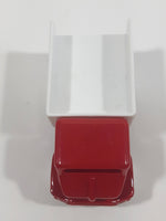 1998 Maisto Tonka Toys Hasbro Farm Truck Tonker Toys Utility Hauler Red White Die Cast Toy Car Vehicle