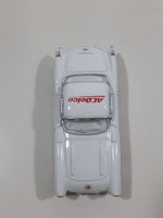 Kinsmart 1957 Chevrolet Corvette AC Delco White Pull Back Die Cast Toy Car Vehicle