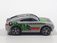 Mega Bloks Streetz Grey #4 Miniature Plastic Die Cast Toy Car Vehicle