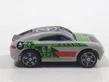 Mega Bloks Streetz Grey #4 Miniature Plastic Die Cast Toy Car Vehicle