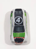 Mega Bloks Streetz Grey #4 Miniature Plastic Die Cast Toy Car Vehicle