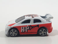 Mega Bloks Streetz Red and White Miniature Plastic Die Cast Toy Car Vehicle