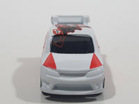 Mega Bloks Streetz Red and White Miniature Plastic Die Cast Toy Car Vehicle